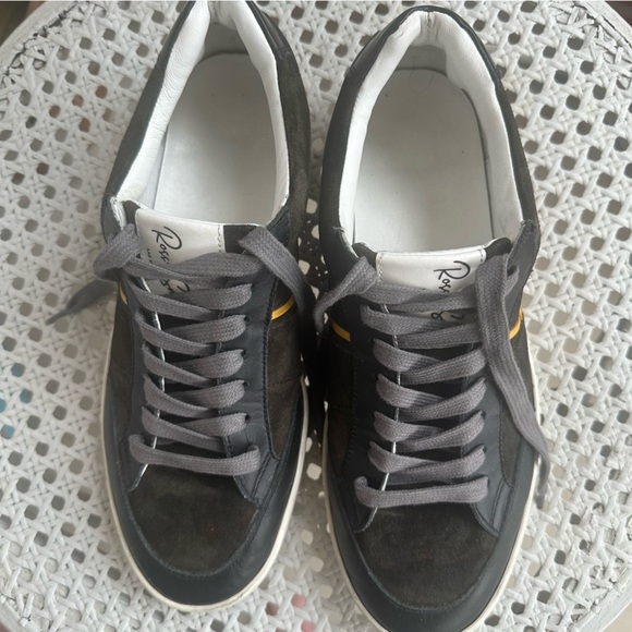 Ross & Snow Mens Sneakers 8.5 CAMO luxury hand made water resistant - Picture 5 of 13